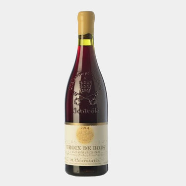 Bouteille Croix de Bois 2014 – Châteauneuf-du-Pape – M. Chapoutier (face étiquette)